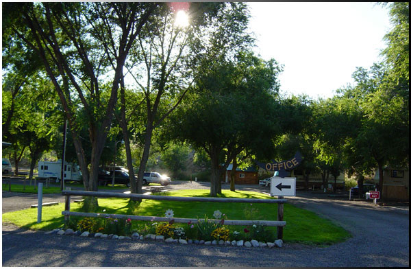 Eagle RV Park and Campground Thermopolis Wyoming cabins for rent