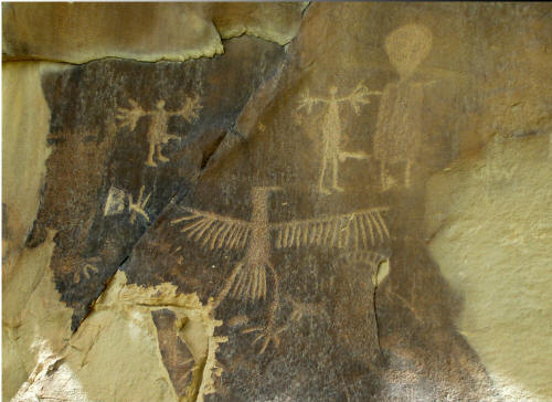 Legend Rock Petroglyph site by Thermopolis Wyoming. Photo courtesy of Jane Elliott